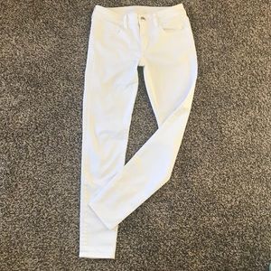 American Eagle White Jeggings